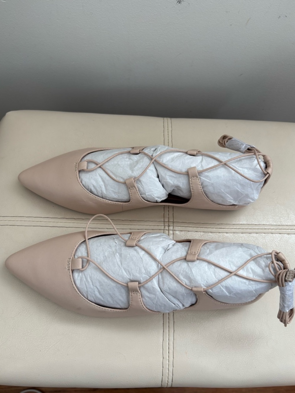J.Crew Ballet Flats in Beige Size 7.5 NWOT - Picture 6 of 8